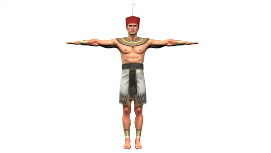 Pharaoh 3D Model for Iclone 7