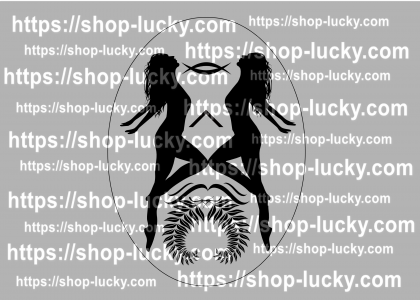 Black Logo Depicting Two Girls Face-to-Face. Instant Downloads in Black & White SVG, PNG,-JPG