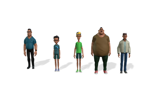 MakarToons - The Dudes iAvatars +Accessory +Clothes +hair+skin +prop+skin for Iclone 8