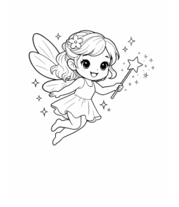 Fairy Fun Coloring Book: Magical Fairy Coloring Book for Kids Ages 3–6 | Cute Fantasy Fairies, Rainbows, Flowers, and Fun Activities